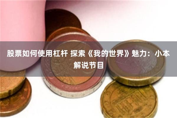 股票如何使用杠杆 探索《我的世界》魅力：小本解说节目