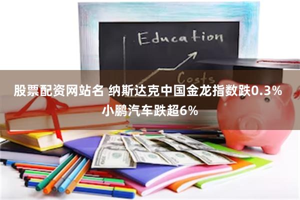 股票配资网站名 纳斯达克中国金龙指数跌0.3% 小鹏汽车跌超6%